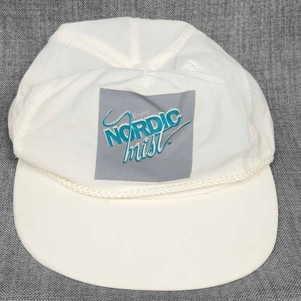 Vintage Nordic Mist Made In USA Adjustable Snapback Hat